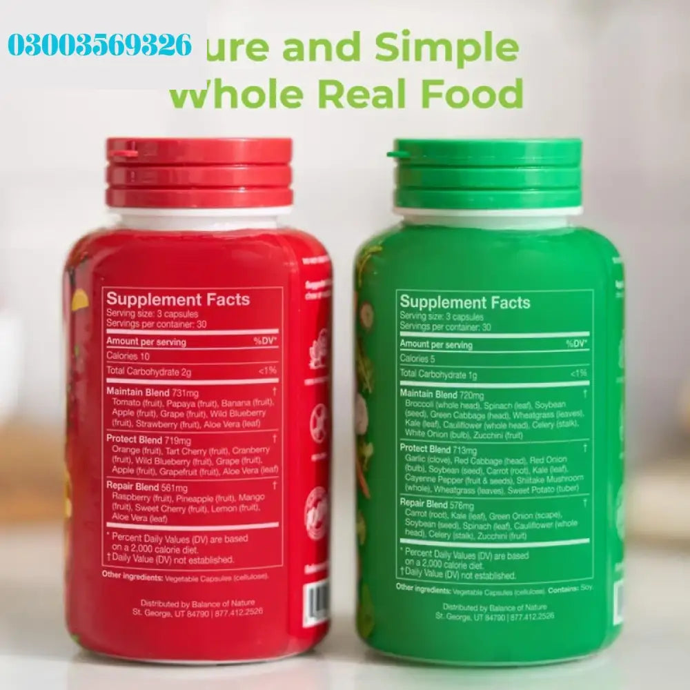Fruits & Veggies Supplements Dietary Nutritional Balance 180