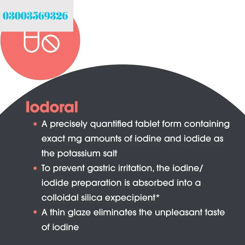 Iodoral IOD 12.5 180 Tablets brand new and sealed