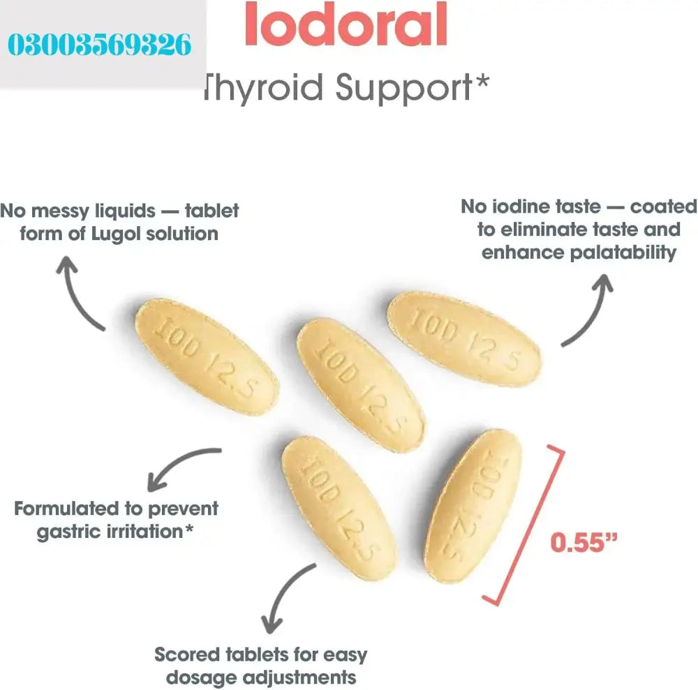 Iodoral IOD 12.5 180 Tablets brand new and sealed