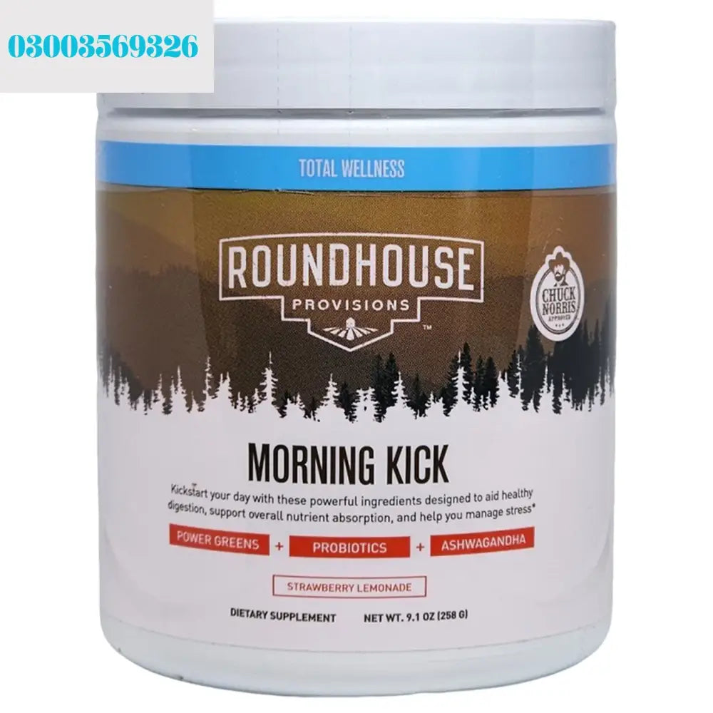 Morning Kick By Chuck Norris: Superfood For Energy Digestion & Focus