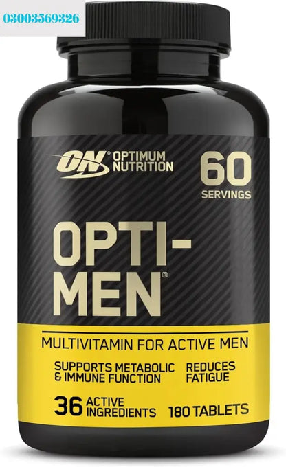 Optimum Nutrition Opti Men Multi Vitamin Supplements for Men with Vitamin D