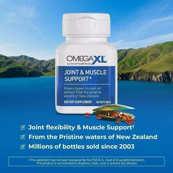 Omega XL 60ct Potent, Joint Pain Relief
