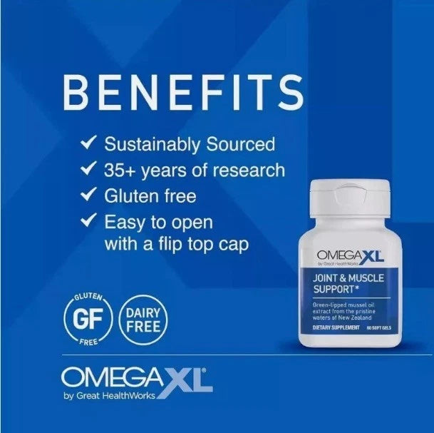 Omega XL 60ct Potent, Joint Pain Relief